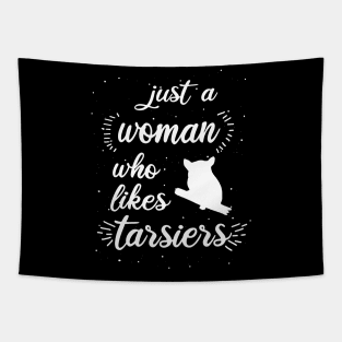 Women cute tarsier girls chill monkey Tapestry