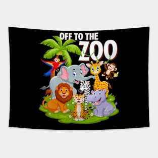 Safari Zoo Birthday Party Wild Zoo Animals Teacher Tapestry