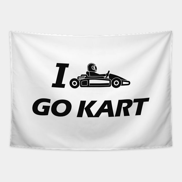 Kart - I love go kart Tapestry by KC Happy Shop