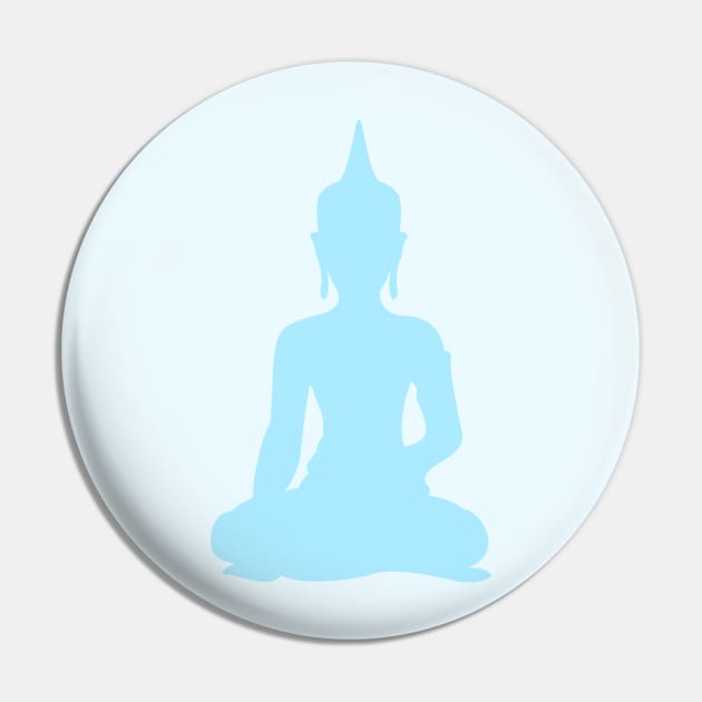 Pastel Sky Buddha Pin by XOOXOO