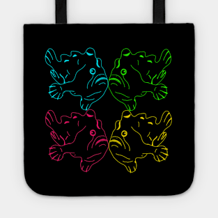 Frogfish rainbow Tote