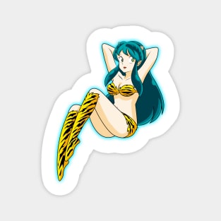 lum the invader girl Magnet