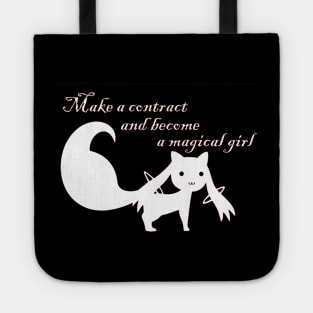 Kyubey Madoka Magica Tote