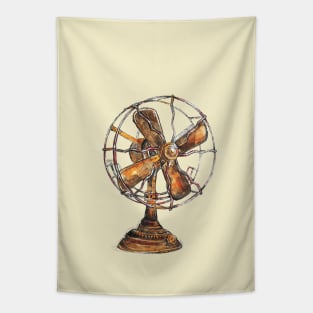 Retro fan - Vintage Objects. Tapestry