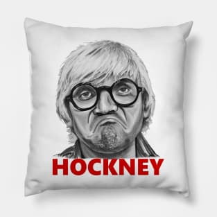 My original portrait of British artist David Hockney Pillow