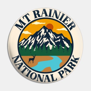 Mt rainier national park Pin