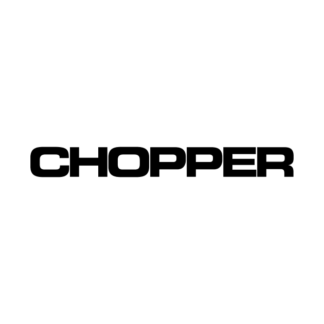 Chopper logo (black) by conform