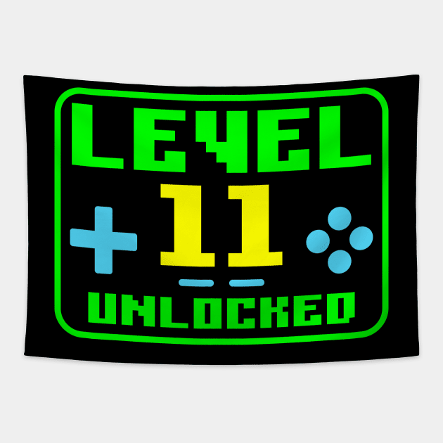 Level 11 Unlocked Tapestry by colorsplash