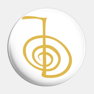 Cho ku rei Reiki Symbol Gold_2 Pin