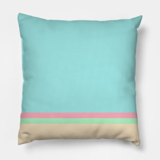 A subtle combo of Soft Pink, Blue Lagoon, Light Mint and Pale Peach stripes. Pillow