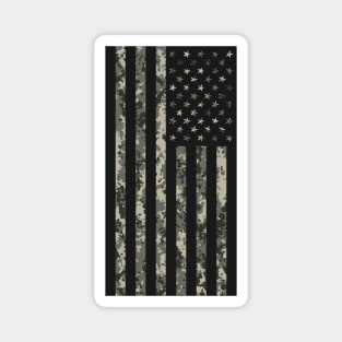 US Flag Down - Urban Black Magnet
