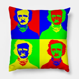 Edgar Allan Poe Popart Pillow