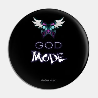 God Mode Gamer Pin