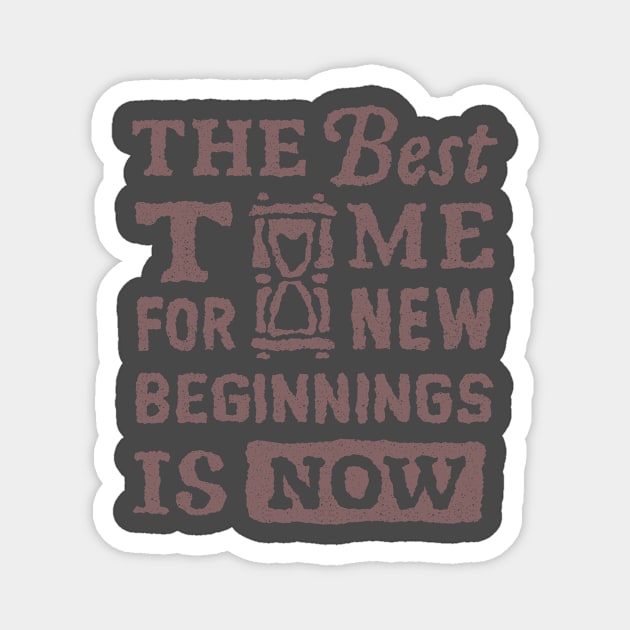 Quote for life about time Magnet by barrenstore