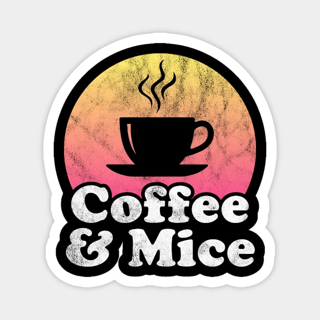 Coffee and Mice Magnet by JKFDesigns