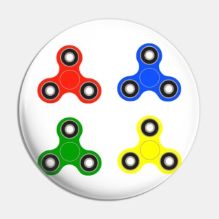 fidget spinner stickers (colored) Pin