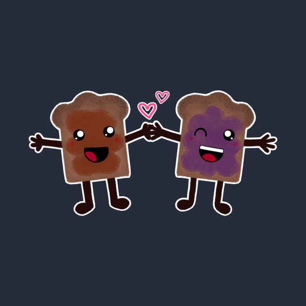 Peanut Butter & Jelly by colleen.rose.art