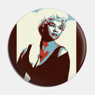 Etta James pop art Pin