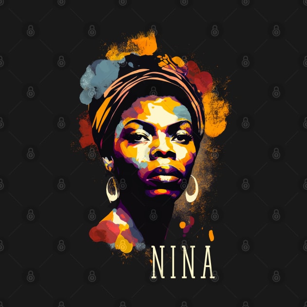 Nina Simone - Splash by Barn Shirt USA