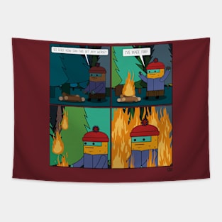 I Made Fire Tapestry