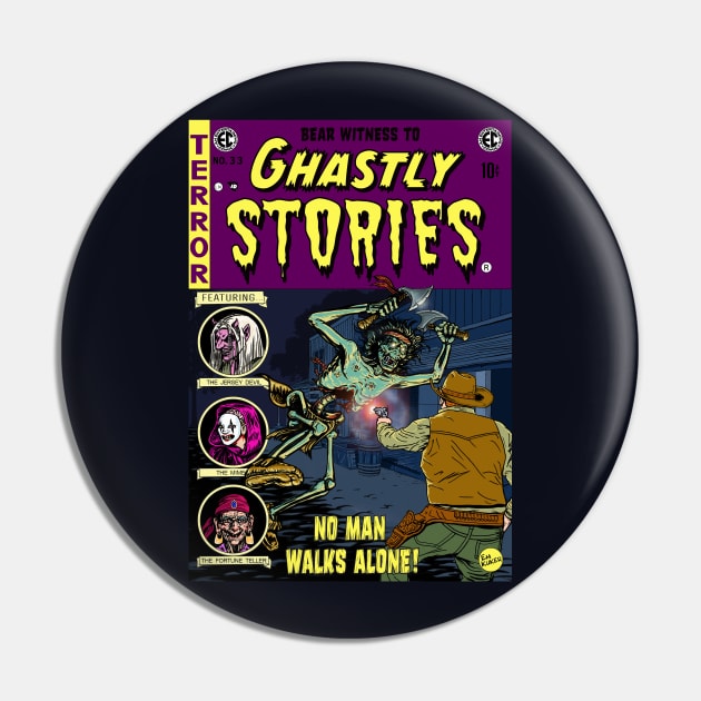 Ghastly Stories Horror Comic #33 No Man Walks Alone! Pin by GothicStudios