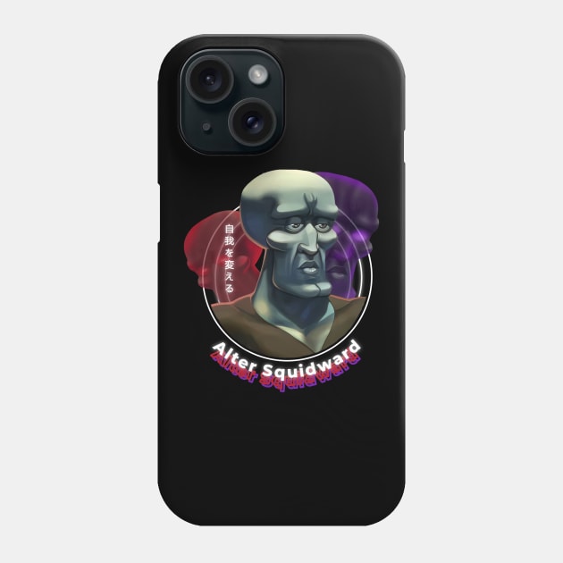 Alter Squidward Retro Phone Case by LHN Graphic