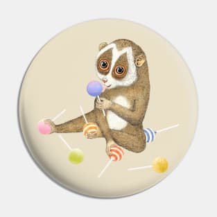 Candy crush slow loris Pin