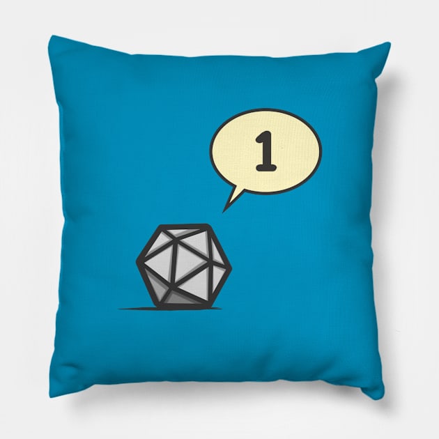 Critical Failure Pillow by Ahundredatlas