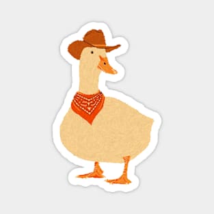 Bo The Cowboy Duck Magnet