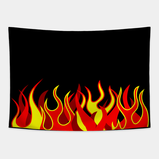 Fire Play Tapestry by Korvus78