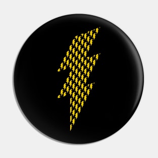 Thunder bolt lightning pattern Pin