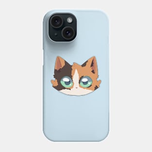 Cute Calico Cat Face Phone Case