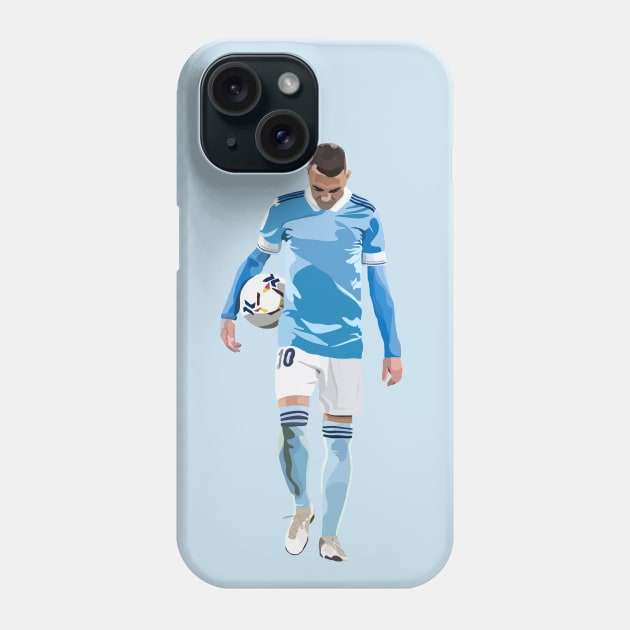 Iago Aspas Phone Case by Webbed Toe Design's