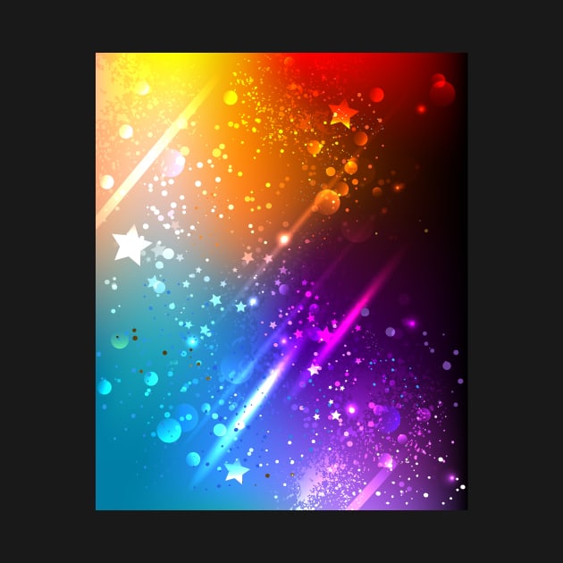 Bright Rainbow Background by Blackmoon9