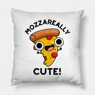 Mozza-really Cute Funny Pizza Pun Pillow