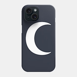 Crescent (white) Phone Case