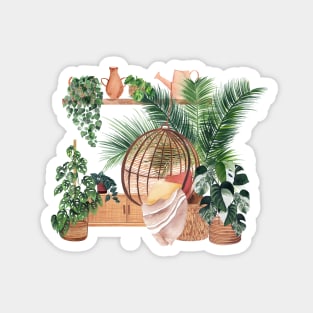 Plant Interior illustration 1 Magnet