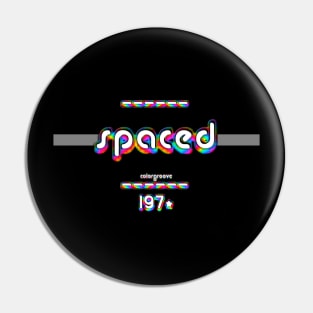 Spaced 1970 ColorGroove Retro-Rainbow-Tube nostalgia (wf) Pin