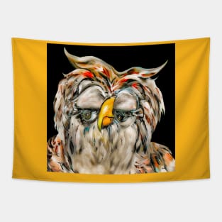 Flirtatious Owl Tapestry