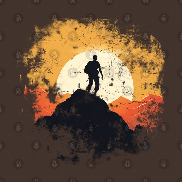 Hiking Mountains Vintage Design by Selknen 🔥