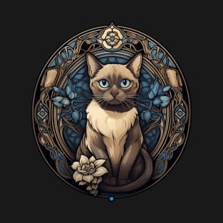 Siamese Art Nouveau T-Shirt