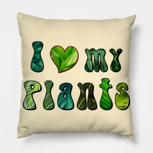 love my plants Pillow