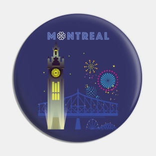 Montreal - Clock Tower Pin