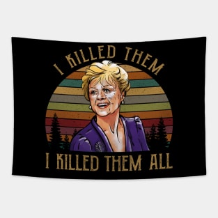 I Killed Them I Killed Them All Sunset Vintage. Tapestry