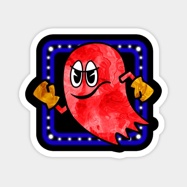 Blinky, The Supervillain Ghost Magnet by Leroy Binks