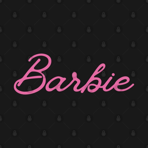 Barbie typographie by Space wolrd