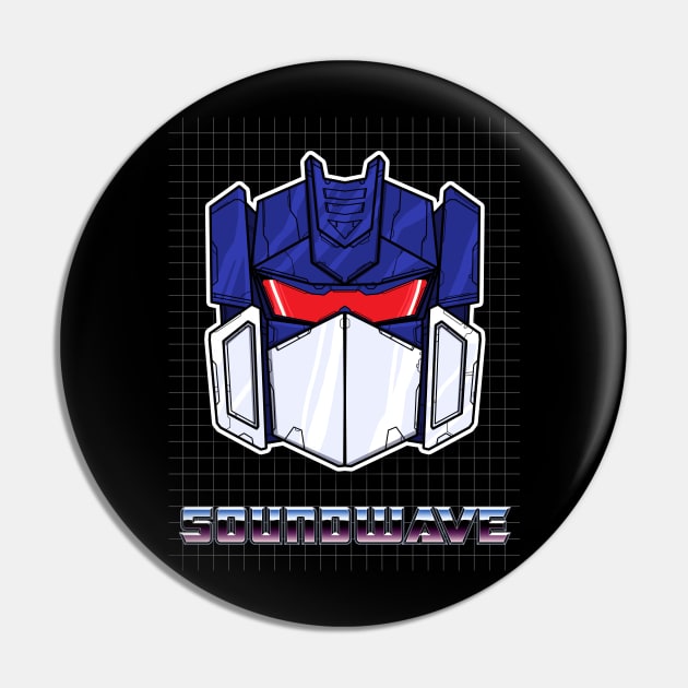 Transformers: Soundwave Pin by Evarcha