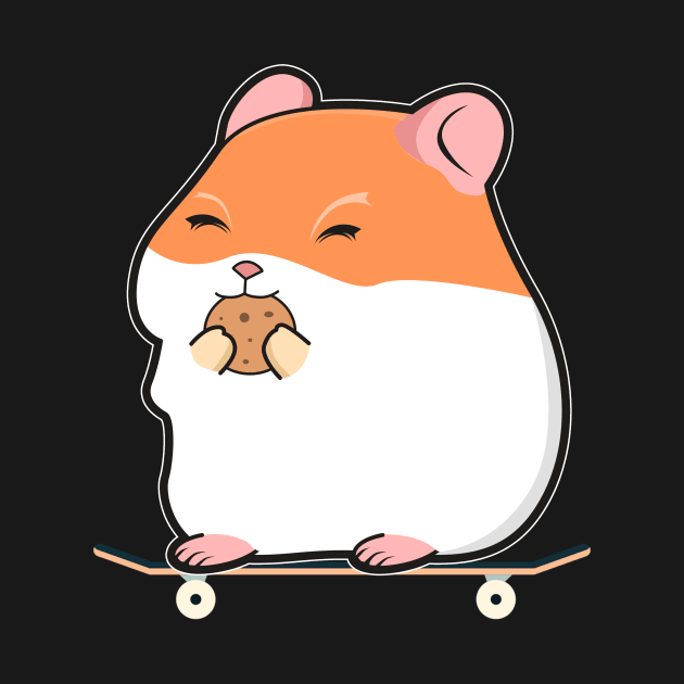 Skating Hamster by Imutobi