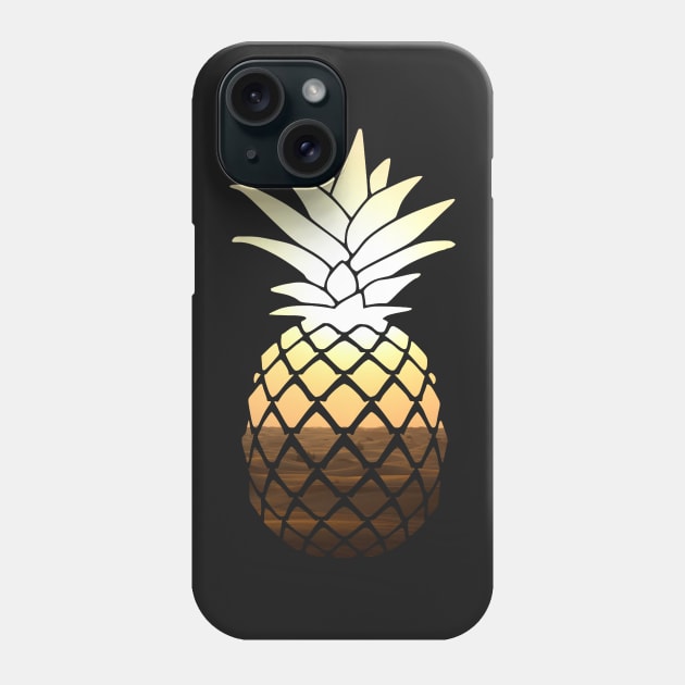 Golden pineapple Phone Case by agacha