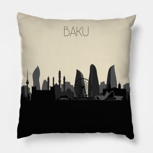 Baku Skyline Pillow